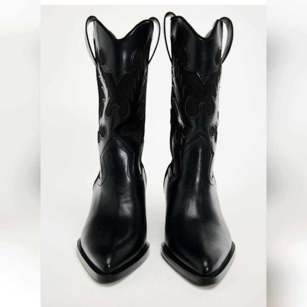 BNWT! Zara heeled cowboy 🤠 - Picture 4 of 7